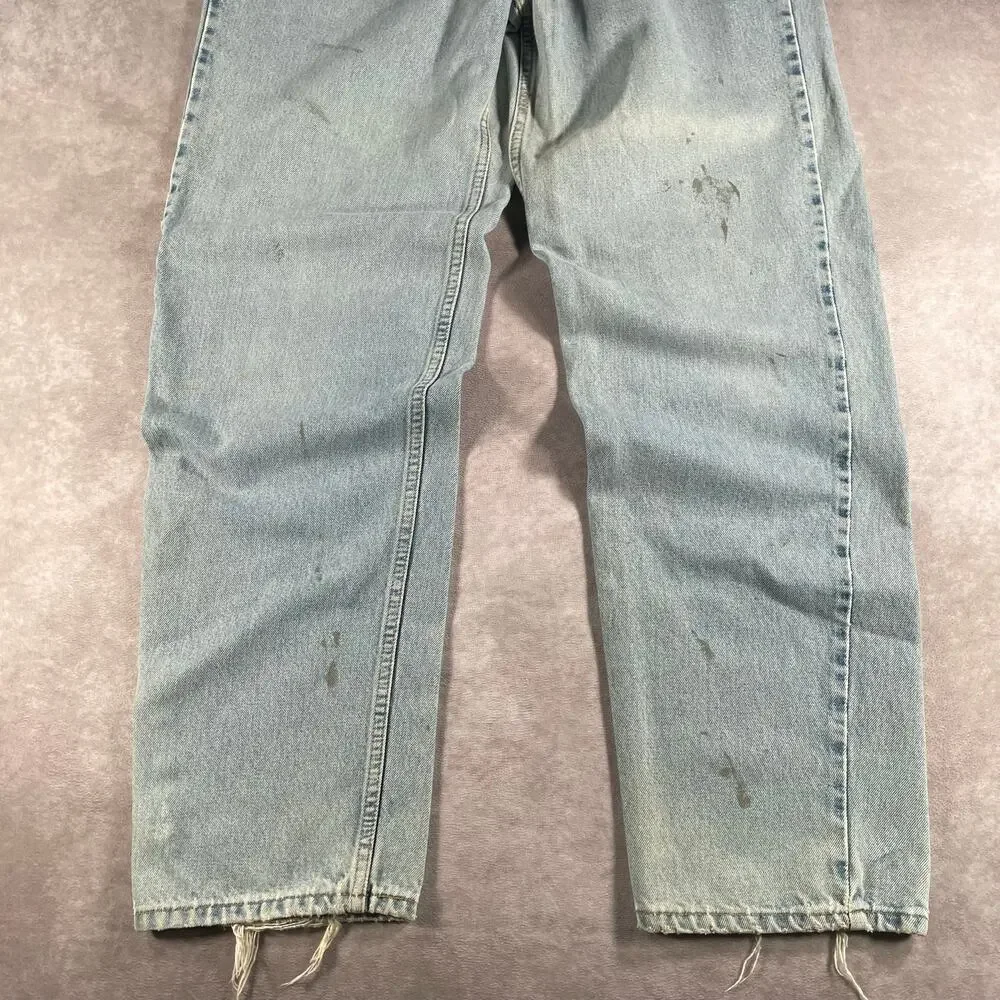 90’s Levi’s 550 Relaxed Fit Paint Wash Jeans Men’s 34x32